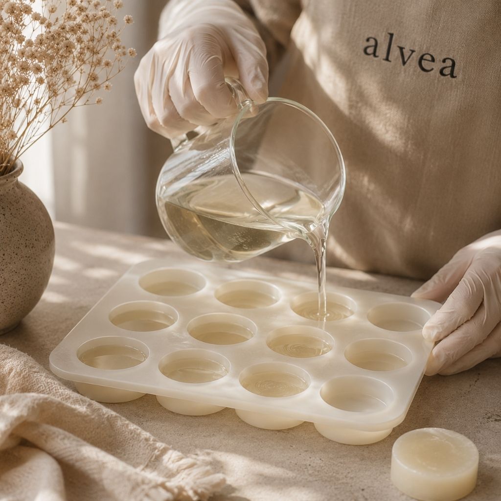 Fabrication artisanale des fondants parfumés alvea