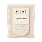 Fondant parfumé Aiguilles de Pin alvea présenté dans son sachet transparent