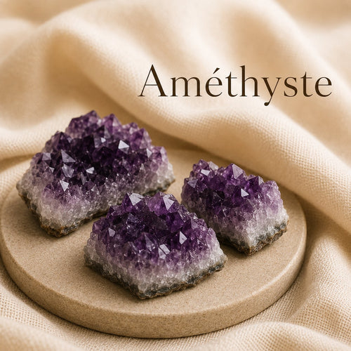 Fondant parfumé Améthyste alvea, présenté dans une ambiance naturelle et apaisante.