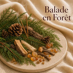 Fondant parfumé Balade en Forêt alvea, présenté dans une ambiance naturelle et apaisante.