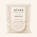 Fondant parfumé Basilic Frais alvea présenté dans son sachet transparent