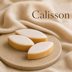 Fondant parfumé Calisson alvea, présenté dans une ambiance gourmande.