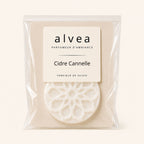 Fondant parfumé Cidre Cannelle alvea présenté dans son sachet transparent