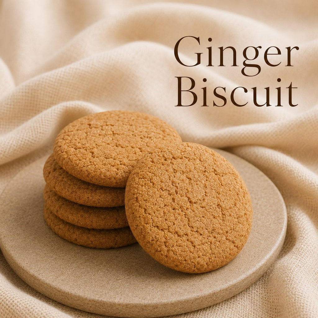 Fondant parfumé Ginger Biscuit alvea, présenté dans une ambiance gourmande.