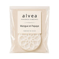 Fondant parfumé Mangue et Papaye alvea présenté dans son sachet transparent
