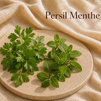 Fondant parfumé Persil Menthe alvea, présenté dans une ambiance naturelle et apaisante.