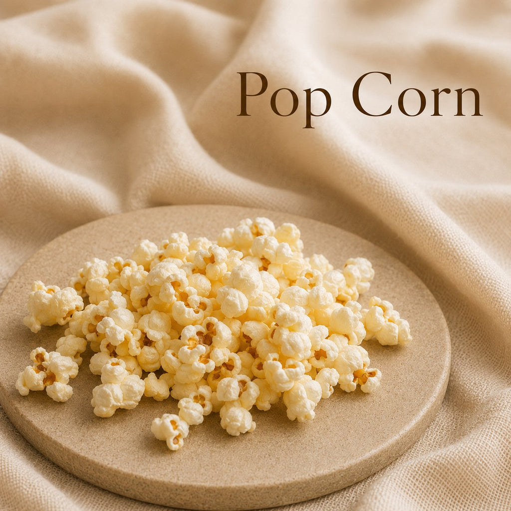 Fondant parfumé Pop Corn alvea, présenté dans une ambiance gourmande.