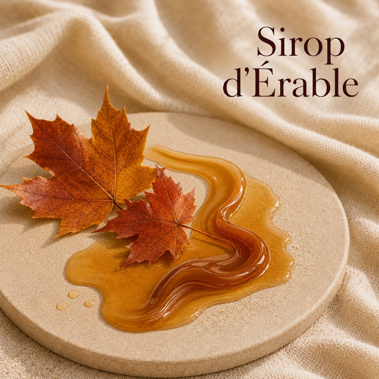 Fondant parfumé Sirop d'Érable alvea, présenté dans une ambiance gourmande.