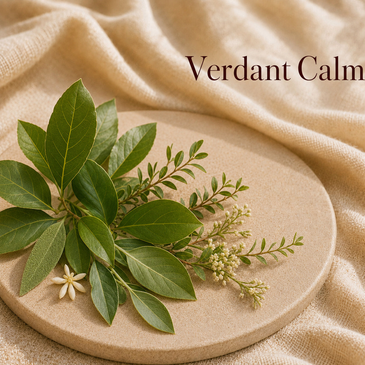 Fondant parfumé Verdant Calm alvea, présenté dans une ambiance naturelle et apaisante.