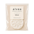 Fondant parfumé Vétiver alvea présenté dans son sachet transparent