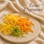 Fondant parfumé Zeste d'Agrumes alvea, présenté dans une ambiance fruitée.